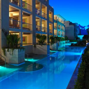 Mexico Honeymoon Packages Paradisus Playa Del Carmen La Perla One Bedroom Master Suite Swim Up 2