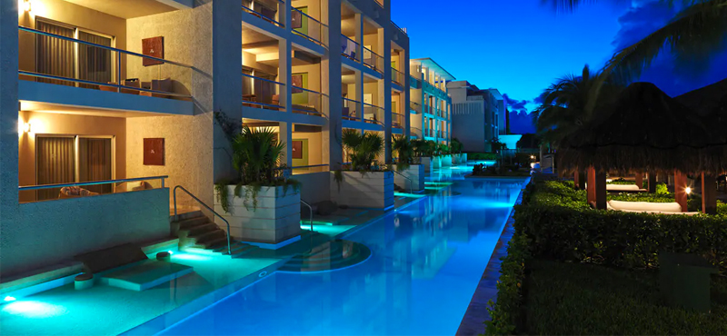 luxury Mexico holiday Packages Paradisus Playa Del Carmen La Perla One Bedroom Swim Up Suite