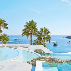 Mykonos Blu resort - greece luxury holidays - beach