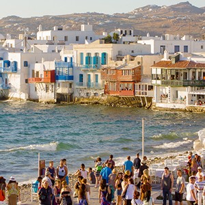 Mykonos Blu resort - greece luxury holidays - city life