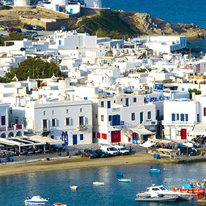 Mykonos Blu resort - greece luxury holidays - harbour