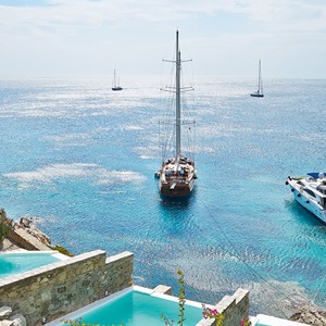 Mykonos Blu resort - greece luxury holidays - ocean view