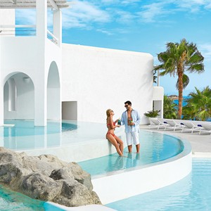 Mykonos Blu resort - greece luxury holidays - private hotel