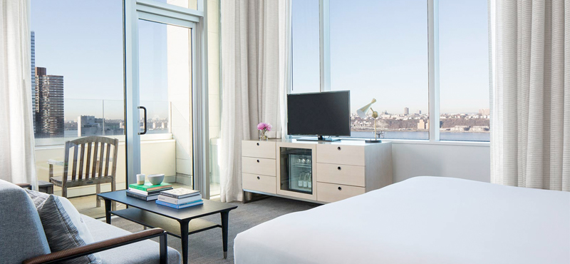 luxury New York holiday Packages Ink 48 A Kimpton Hotel River View Terrace Suite
