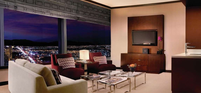 One Bedroom Penthouse Suite Vdara Hotel And Spa Luxury Las Vegas holiday Packages