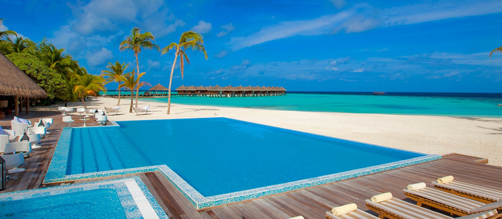 PD Header - Luxury Maldives Honeymoons - Maafushivaru - pool