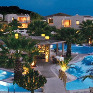 Porto_Sani_village - night pool