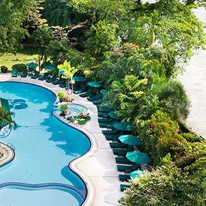 Royal Orchid Sheraton Bangkok - Thailand Honeymoon - pool