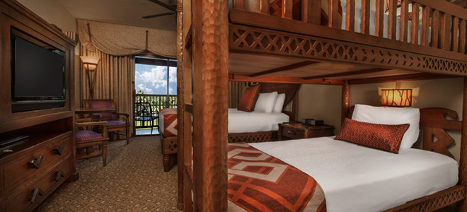 Savanna View Bunk Bed - Disneys Animal Kingdom Lodge - Orlando Family Holidays