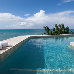 Spa Infinity Pool Blue Waters Antigua Antigua Holidays