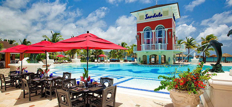 luxury St Lucia holiday Packages Sandals Grande St Lucian Resort Bayside