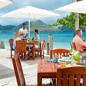 luxury St Lucia holiday Packages Sandals Grande St Lucian Resort Dining 5