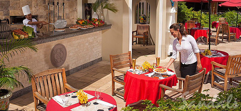 luxury St Lucia holiday Packages Sandals Grande St Lucian Resort Dinos Pizzeria