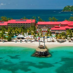 luxury St Lucia holiday Packages Sandals Grande St Lucian Resort Exterior 2