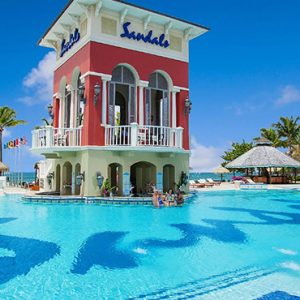 luxury St Lucia holiday Packages Sandals Grande St Lucian Resort Pool 2