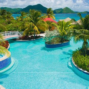 luxury St Lucia holiday Packages Sandals Grande St Lucian Resort Pool 5