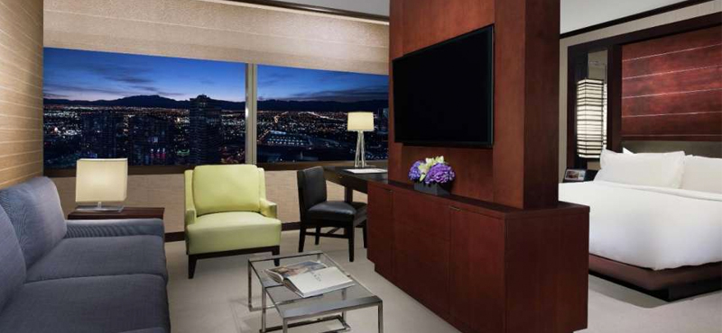 Studio Fountain View Suite Vdara Hotel And Spa Luxury Las Vegas holiday Packages