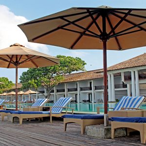 Sun Loungers On Deck The Fortress Resort & Spa Sri Lanka Holidays