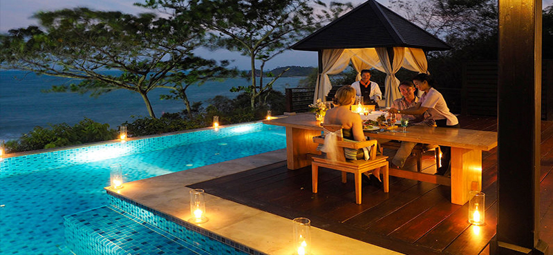 Thailand Honeymoon Packages The Tongsai Bay, Koh Samui Tongsai's Private Dining Experience