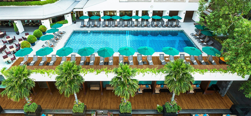 luxury Thailand holiday Packages Royal Orchid Sheraton Garden Pool Restaurant And Bar