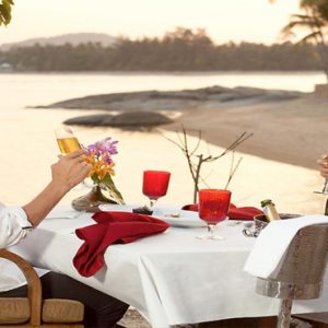 luxury Thailand holiday Packages Rockys Boutique Resort, Koh Samui Dinner On The Beach1