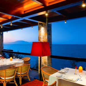 The Club House Restaurant Porto Zanta Villas And Spa Greece Holidays