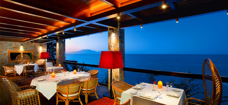 The Club House Restaurant Porto Zanta Villas And Spa Greece Holidays