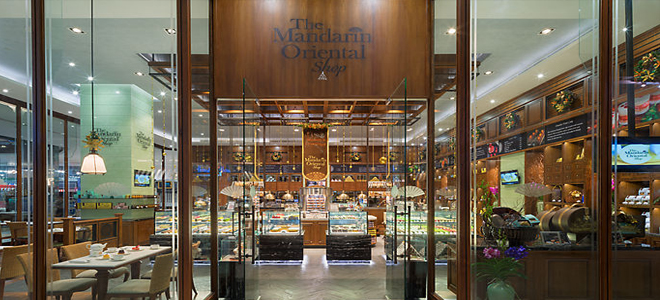 The Mandarin oriental shop