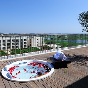 Tivoli Victoria - portugal honeymoon packages - spa terrace