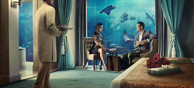 Underwater Suites - Atlantis The Palm - Luxury Dubai Holidays
