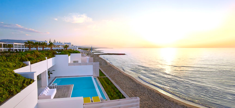 VILLA LUXE YALI SEAFRONT WITH PRIVATE POOL 1 Grecotel Lux Me White Palace Greece Holidays
