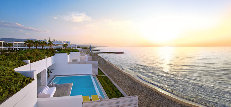 VILLA WHITE SEAFRONT WITH PRIVATE POOL 11 Grecotel Lux Me White Palace Greece Holidays