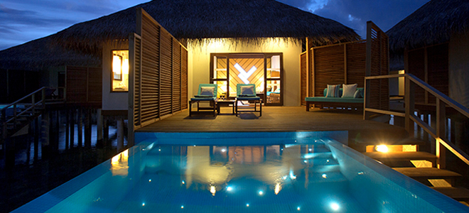 Velassaru Maldives - Water Bungalow with pool - Pool