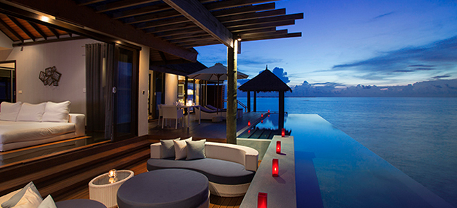 Velassaru Maldives - Water Suite - Evening