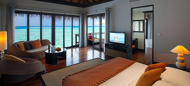 Velassaru Maldives - Water Villa - Bedroom