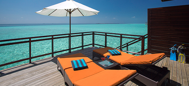 Velassaru Maldives - Water Villa - Loungers