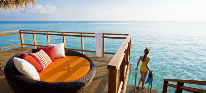 Velassaru Maldives - Water Villa - Terrace