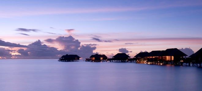 conrad maldives - retreat water villa exterior