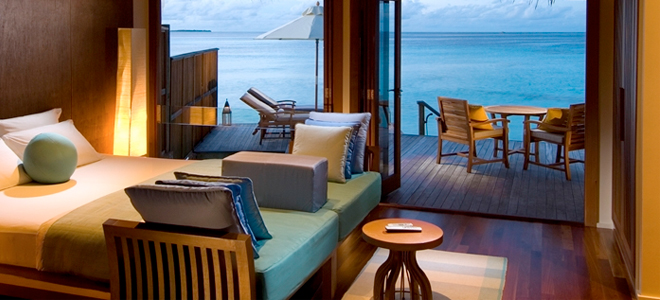 conrad maldives - water villa room