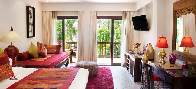 deluxe gardenview - rockys Boutique Resort - Bedroom