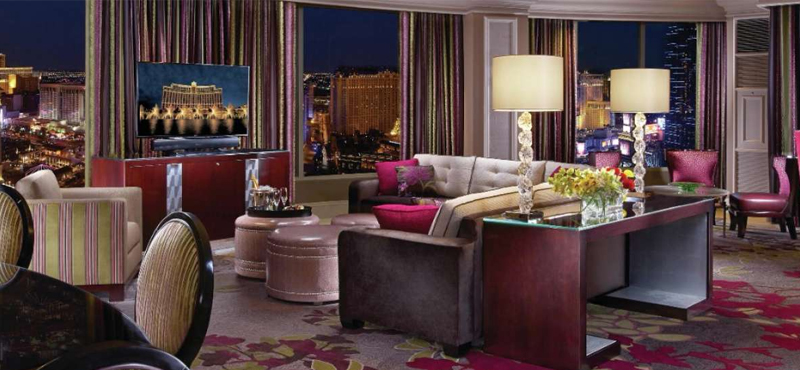 Luxury Las Vegas holiday Packages Bellagio Las Vegas Two Bedroom Grand Lakeview Suite