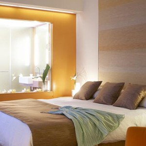 lindos blu hotel - greece honeymoon packages - bedroom