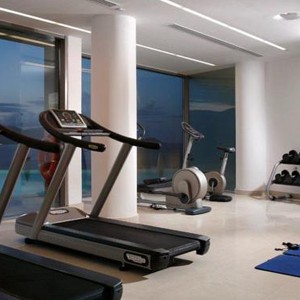 lindos blu hotel - greece honeymoon packages - gym