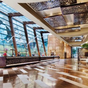 Lobby Aria Resort And Casino Luxury Las Vegas Honeymoon Packages