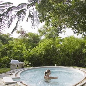 parrot cay by como - turqs and caicos lucury holidays - garden pool