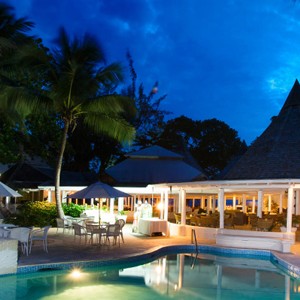 the club barbados - barbados luxury holidays - pure destinations - pool night