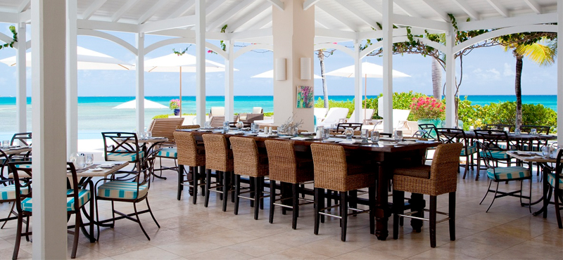 the pool grille - jumby bay antigua - luxury antigua holiday packages