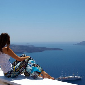 views - sun Rocks Hotel Santorini - luxury santorini holiday packages