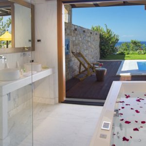 Villa Bathroom 2 Porto Zanta Villas And Spa Greece Holidays