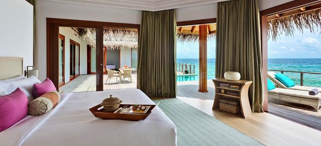 Dusit Thani Maldives - Two bedroom Pavilion Bedroom